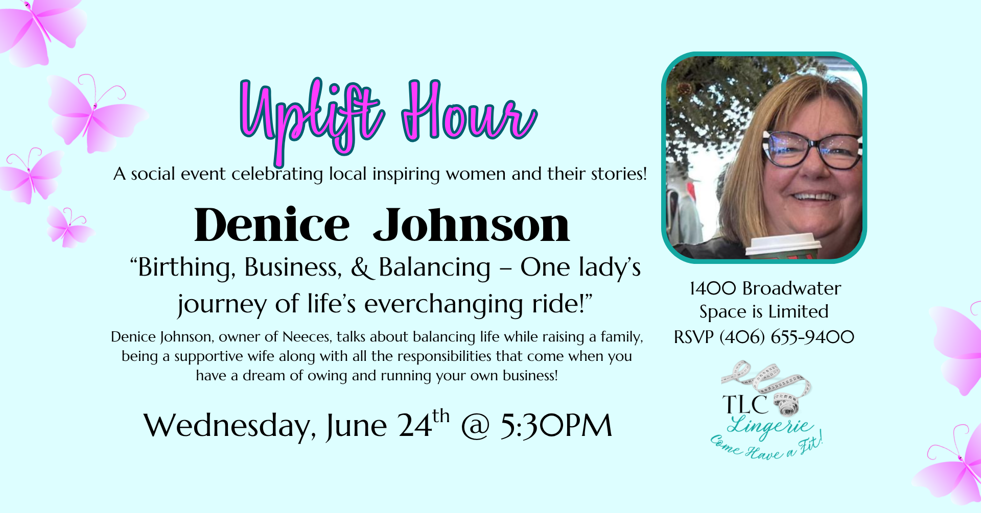 uplift hour june 2026 tlc lingerie